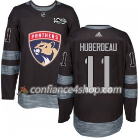 Adidas Maillot de Hockey Florida Panthers Jonathan Huberdeau 11 1917-2017 100th Anniversary Noir Authentic - Homme